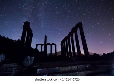 Perseid Meteor Shower And Stars