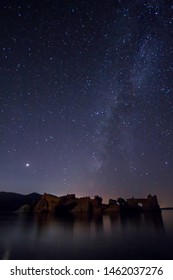 Perseid Meteor Shower And Stars