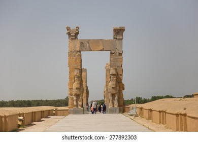 Persepolis, The Ceremonial Capital Of The Achaemenid Empire, In Iran