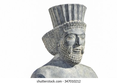 Persian Soldier With White Background