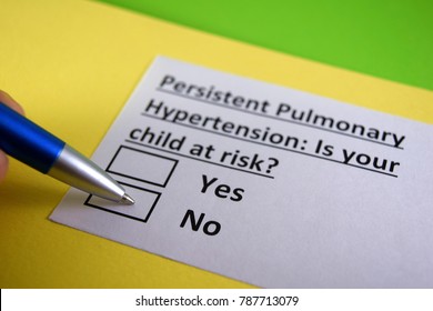 Persistent Pulmonary Hypertension: Is Your Child At Risk? Yes Or No