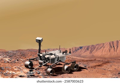 Person drive atv vehicle on offroad track, extreme sport activities theme, in the desert, created with generative ai. Amanecer en una playa de una isla. Elements of this image furnished by NASA - Powered by Shutterstock - Get 15% off with code: PIKWIZARD15