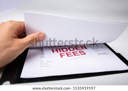 Person Found Hidden Fees In His Contract