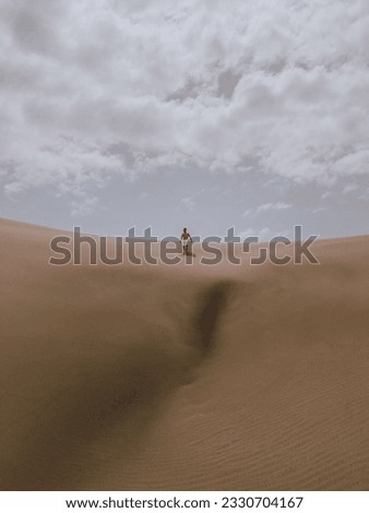 Similar – Image, Stock Photo Run to the abyss