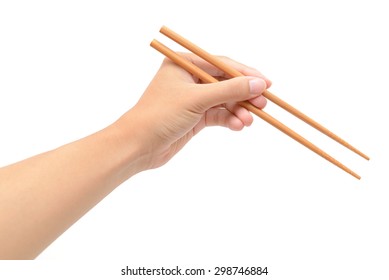 Person S Left Hand Using Bamboo Stock Photo 298746884 | Shutterstock