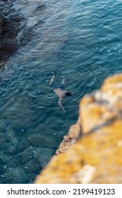 Person Snorkeling In Sardinia, Clear Water