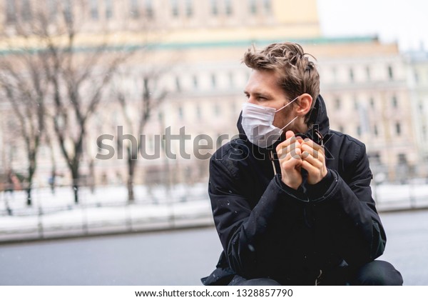 person suffer from\
air pollution in the\
city