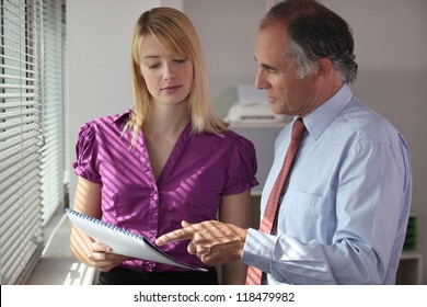 Personal Assistant Asking Her Boss A Question