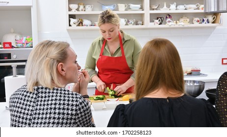 Personal Chef Cooks For Girls. Russian Federation - September 20, 2019