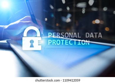 Personal Data Protection, Cyber Security And Information Privacy. GDPR.