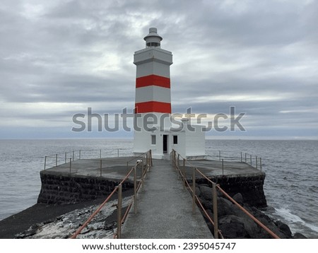 Perspective of the lighthouse of Gardur
