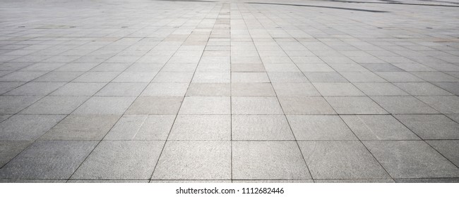 
Perspective View of Monotone Gray Brick Stone on The Ground for Street Road. Sidewalk, Driveway, Pavers, Pavement in Vintage Design Flooring Square Pattern Texture Background - Shutterstock ID 1112682446