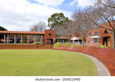 Perth, Australia - August 27 2021: The Forum At Curtin University Bentley Campus, Western Australia