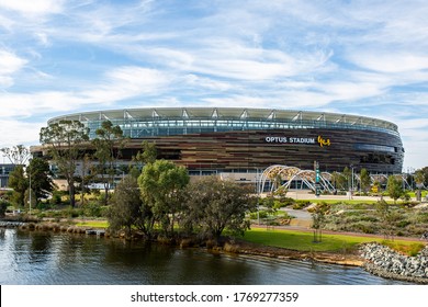 Perth, Australia - July 4th, 2020: Optus Stadium In Perth 