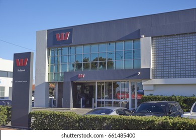 Perth, Australia - May 2017: Westpac Banking Corporation Is An Australian Bank And Financial-services Provider Headquartered In Westpac Place, Sydney. It Is One Of Australia's 