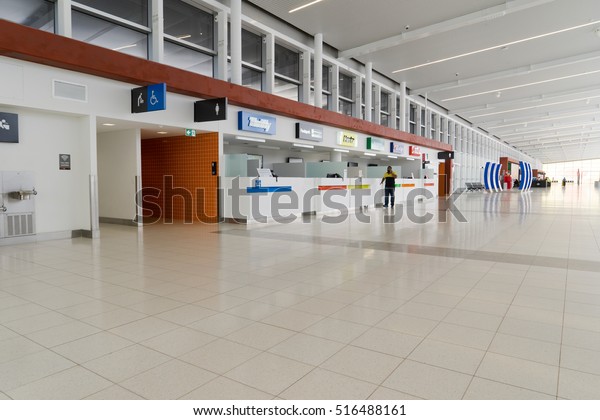 PERTH,\
AUSTRALIA - NOVEMBER 4,2016 : Car rental customer service .Perth\
Airport is a domestic and international airport serving Perth, the\
capital and largest city of Western\
Australia.
