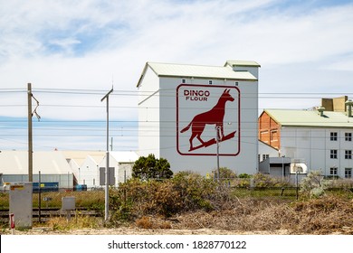 Perth, Australia - October 7th 2020: The Dingo Flour Sign On A Heritage-listed Working Flour Mill On The Stirling Highway In North Fremantle