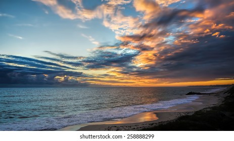    Perth Australia  Sunset Coastline        