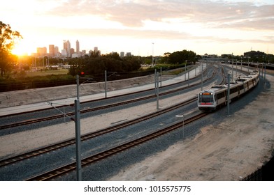 Perth Stadium Train Line - Australia