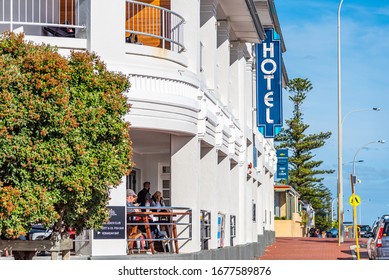 Perth, WA / Australia 05/08/2016 The famous Cottesloe Beach Hotel offers near Perth accommodation, bars and dining and a stunning Perth beach location with Indian Ocean views.