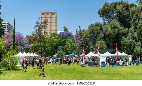 Perth, WA / Australia - 11/17/2019 The Consular Corps World Of Food Festival Is An Annual Event Held At Government House Gardens Where Communities From Around Perth Come Together.