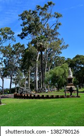 PERTH, WA, AUSTRALIA - NOVEMBER 29: Memorial Of Queen Victoria In Public Kings Park In The Capital Of Western Australia, On November 29, 2017 In Perth, Australia