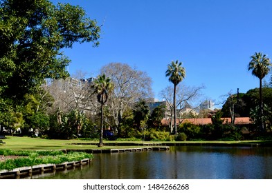 Perth, Western Australia, Australia. Aug 2019. A View Of Queen's Park In Perth Near The WACA Cricket Ground.