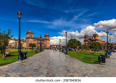 Peru. Cusco, historic city of the Inca Empire. Cusco's main square (Plaza de Armas)
