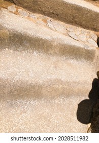 [Peru] Machu Picchu: Close Up Of Stone Stairs