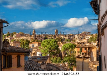 Similar – Image, Stock Photo Perugia, historic city of Umbria, Italy