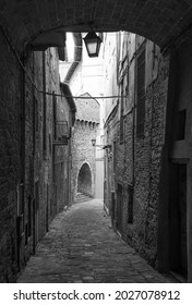 Perugia (Italy) - A characteristic views of historical center in the beautiful medieval and artistic city, capital of Umbria region, in central Italy.
