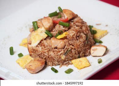 Peruvian Cuisine Fried Rice Arroz Chaufa