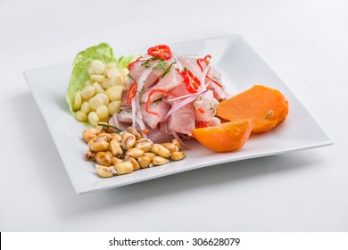 Peruvian Fish Ceviche.