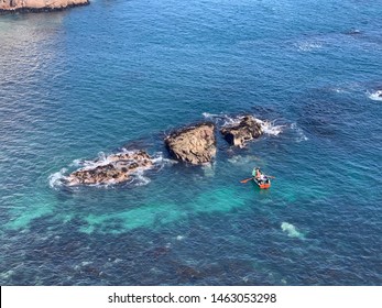 Peruvian Fishermen In Matarani Bay - Peru