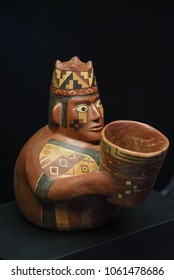 Peruvian Pottery Figures From The Wari Culture