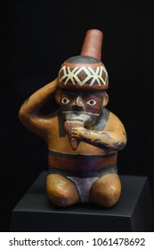 Peruvian Pottery Figures From The Wari Culture