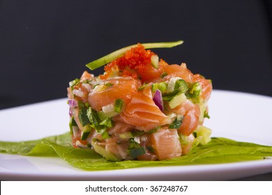 Peruvian Salmon Ceviche