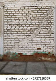 Peruvian Vintage Brick Walls On Street