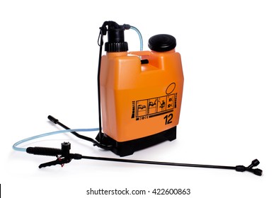 Pesticide Sprayer,isolated On White Background.