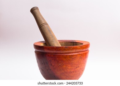 Pestle Mortar Wooden Made Thai Style Stock Photo 244203733 | Shutterstock