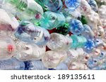 Pet bottles - abstract wall