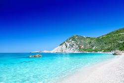 Petani Beach, Kefalonia, Greece.