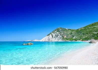 Petani Beach, Kefalonia, Greece.