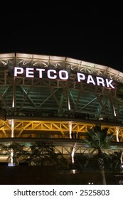 Petco Park at night