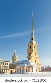 Peter And Paul Cathedral. St. Petersburg. Russia.