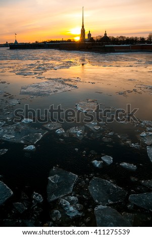 Similar – Hamburger Hafen im Winter