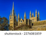 Peterborough cathedral external high daylight