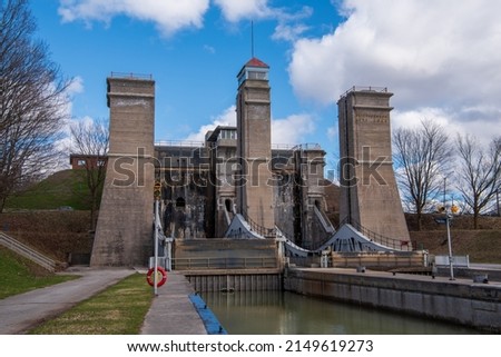 The Peterborough Lift Lock is a boat lift on the Trent Canal in the city of Peterborough, Ontario, Canada, and is Lock #21 on the Trent-Severn Waterway. 