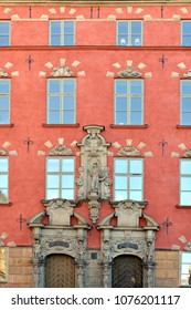 Petersen House Was Being Built 1659 In Gamla Stan, Stockholm, Sweden (fragment)