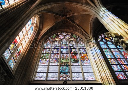 Petit Sablon church in Brussels, Belgium